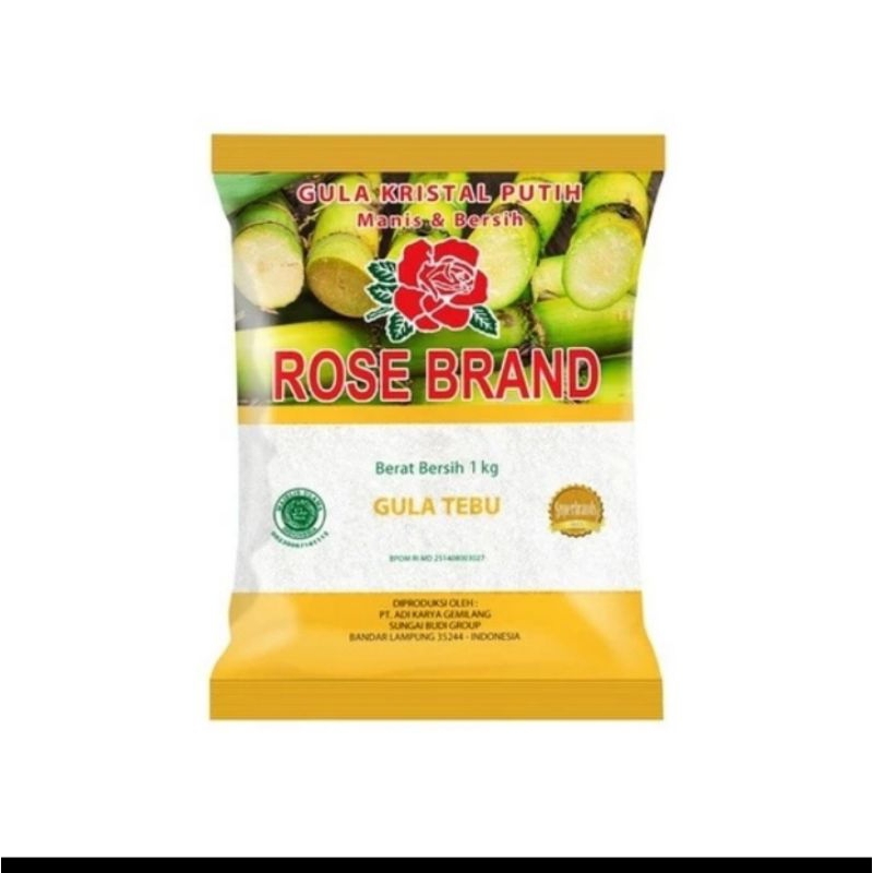 

rose brand gula pasir 1 kg