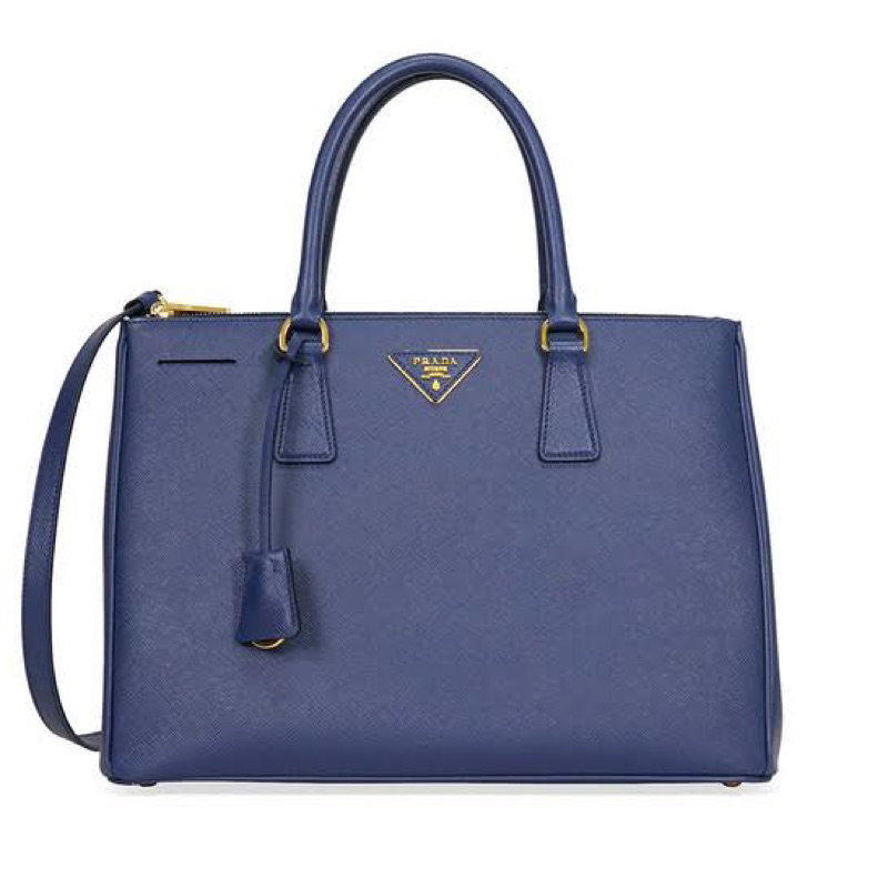 prada bag galleria saffiano navy auth