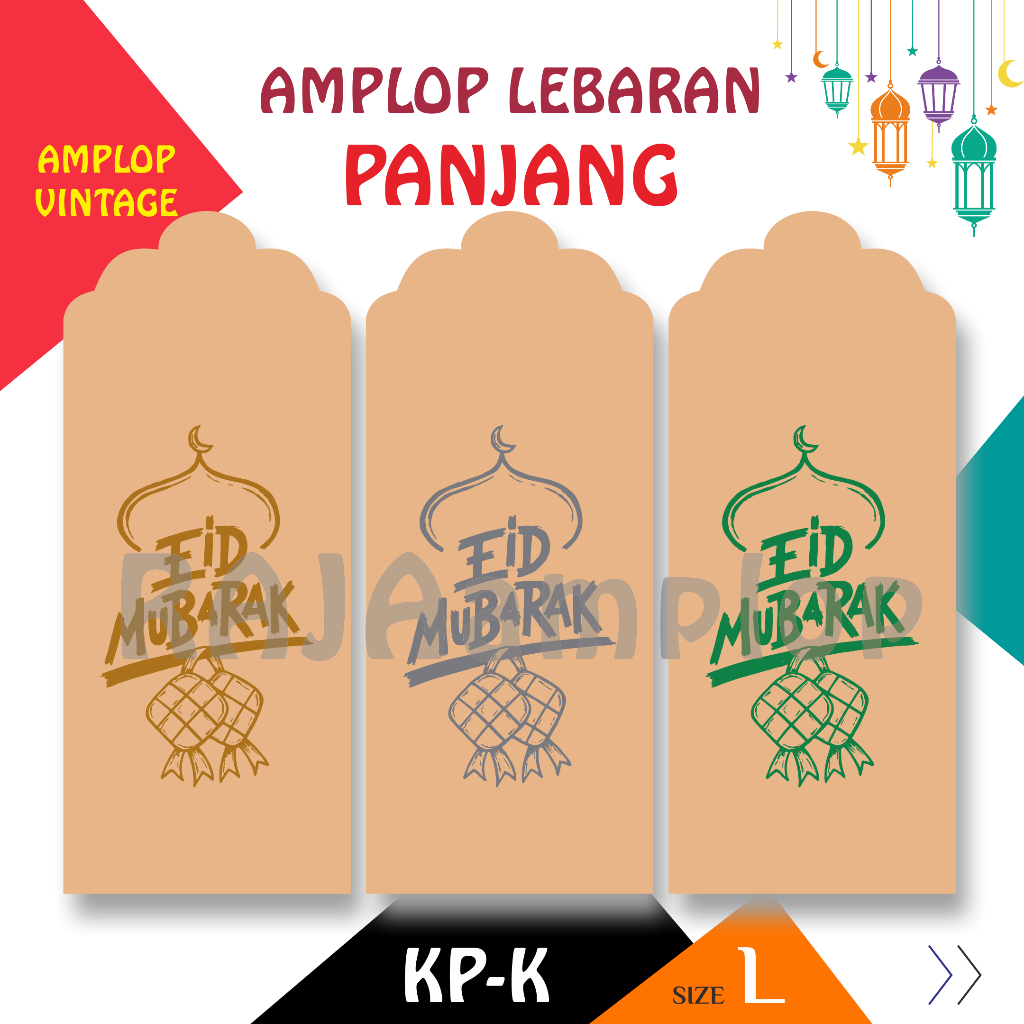 RAJAamplop - FULL POLY EMAS amplopp THR VINTAGE
