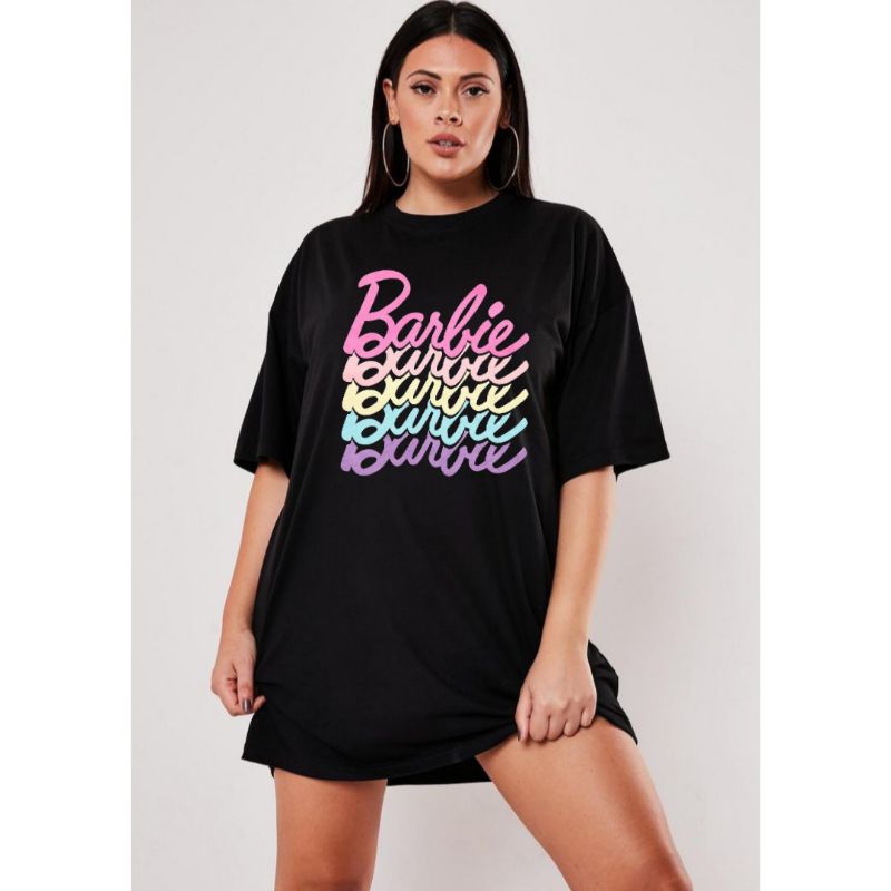 KAOS PREMIUM BARBIE RAINBOW