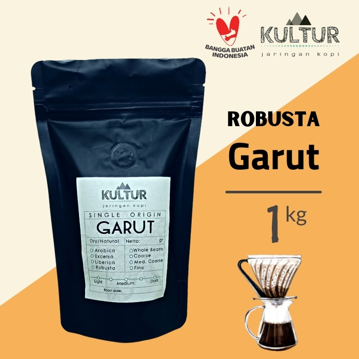 

COFFEE BEAN BIJI KOPI ROBUSTA GARUT 1 KG