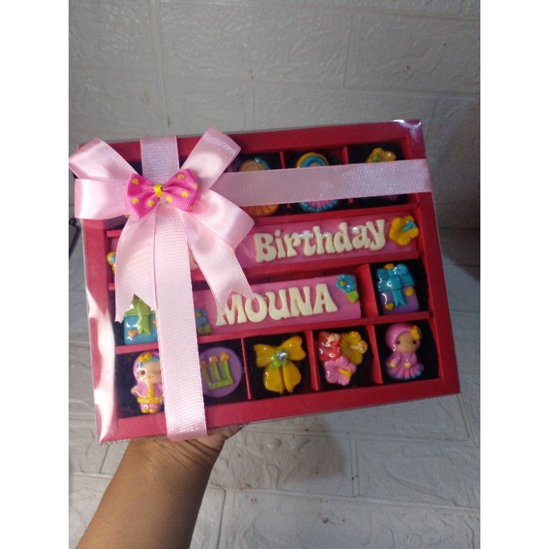 

Cokelat box sekat ucapan (Pre order)
