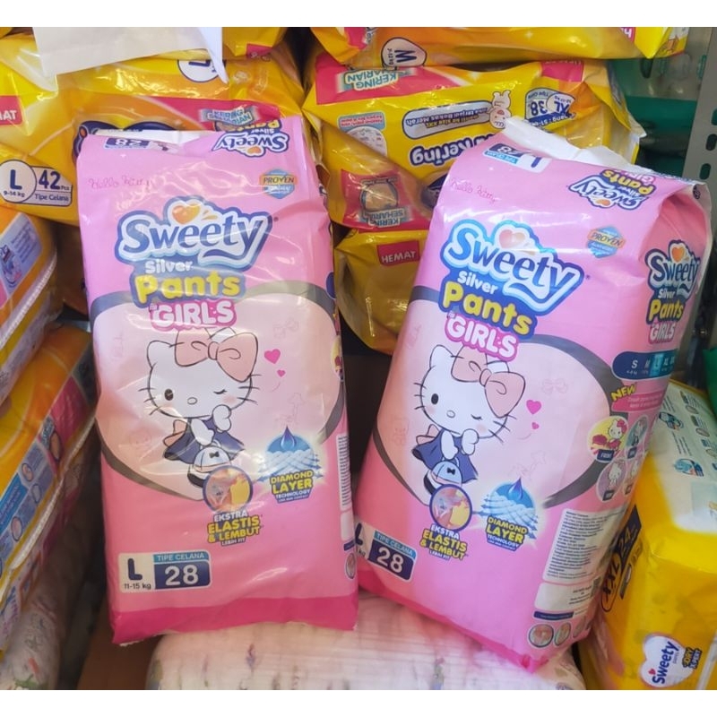 SWEETY SILVER GIRL L / PAMPERS MURAH