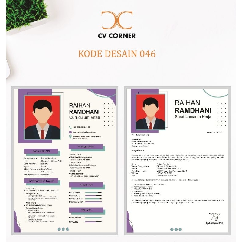 

Printt CV Per Lembar