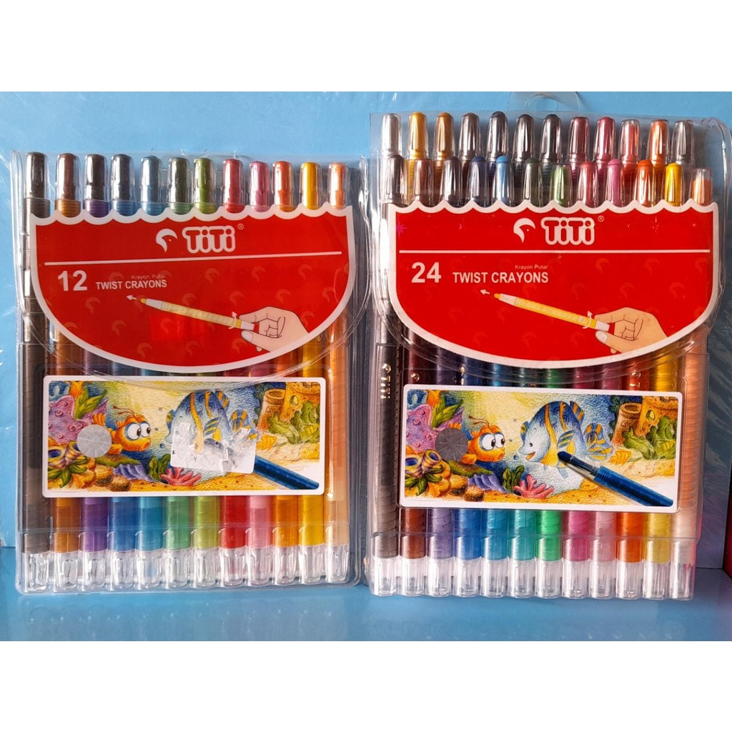 

TITI Oil Pastels / Krayon / Crayon Titi Putar / Twist