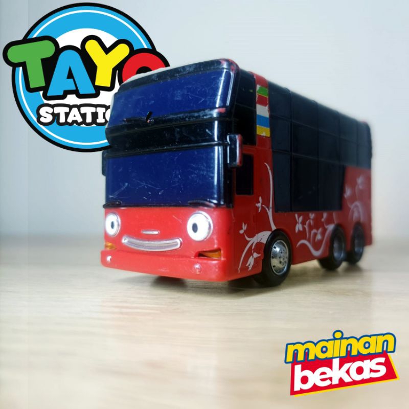 Preloved Tayo Bus Iconix Merah