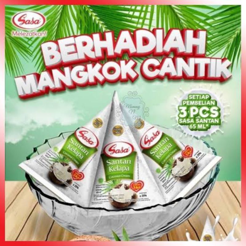 

sasa santan kelapa mangkok