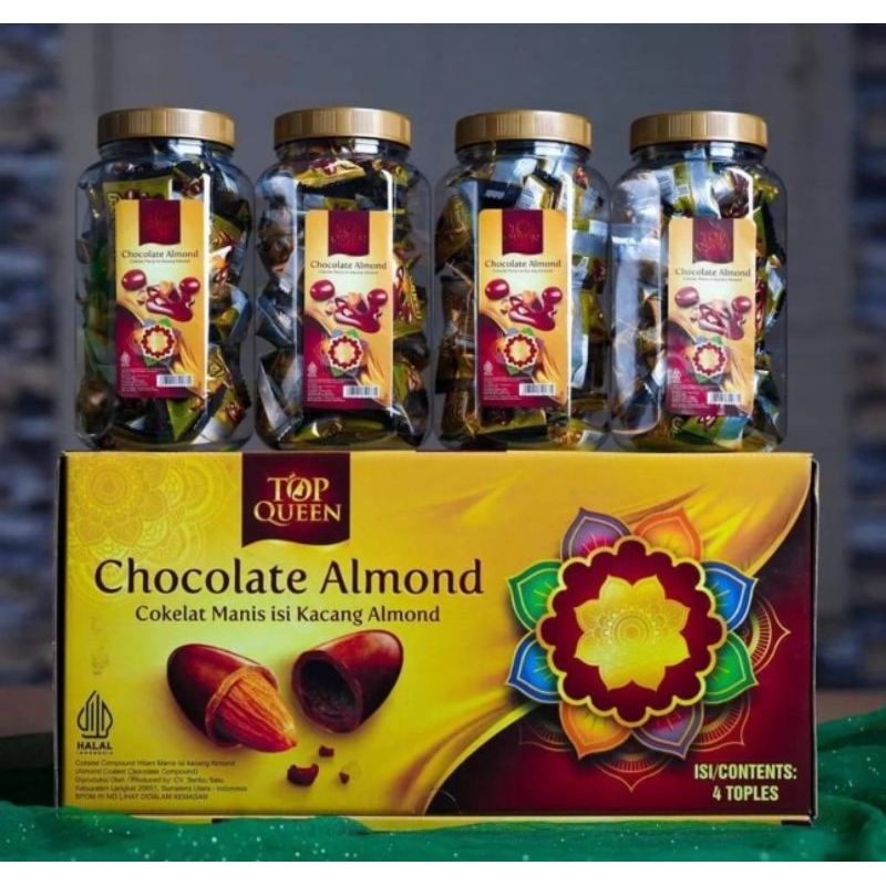 

cokelat almond eceran per botol