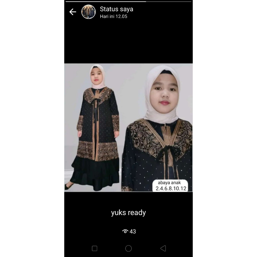ABAYA ANAK/ABAYA COUPLE/ABISADY