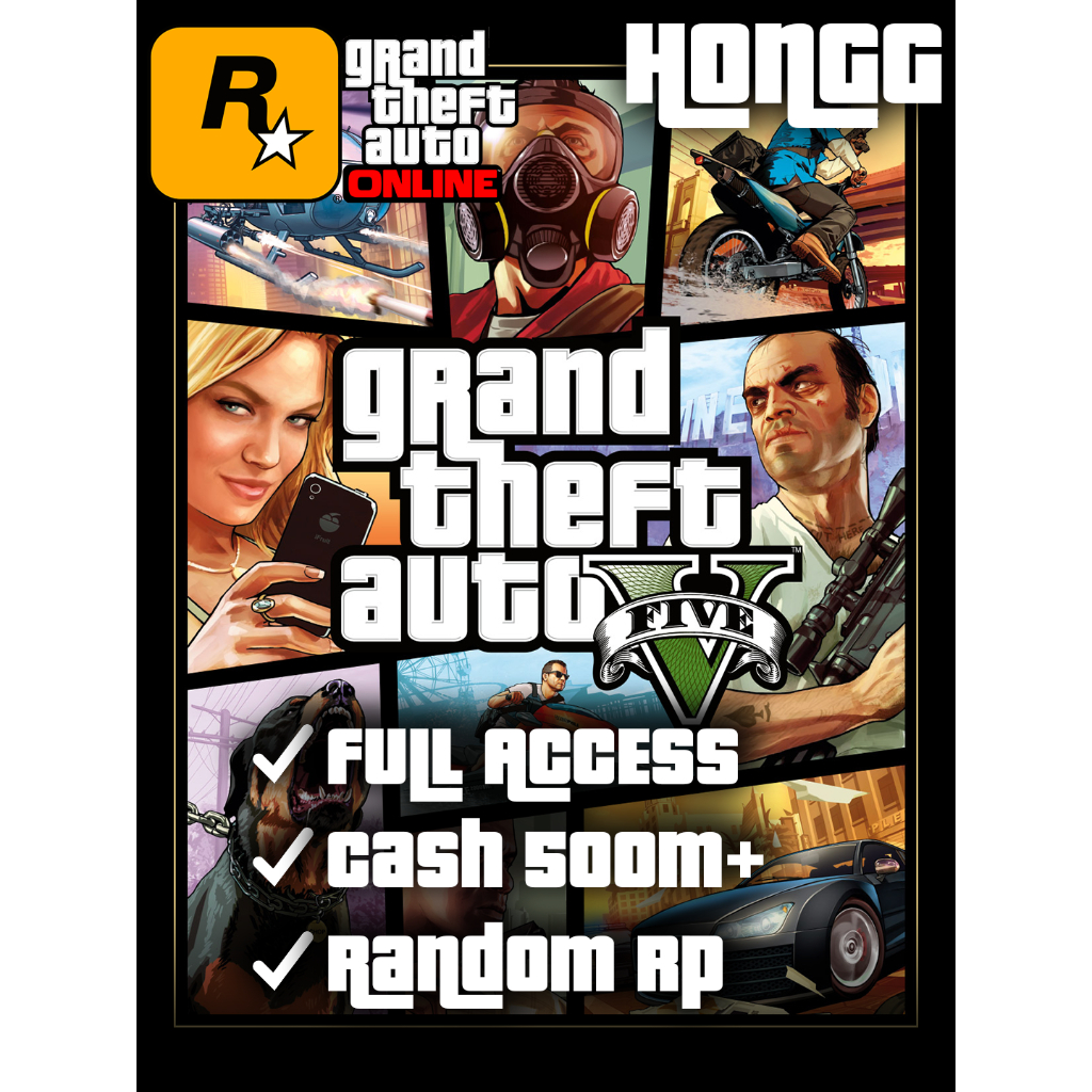 Akun Grand Theft Auto V ( GTA 5 / GTA V) Premium Online Edition PC Original Rockstar