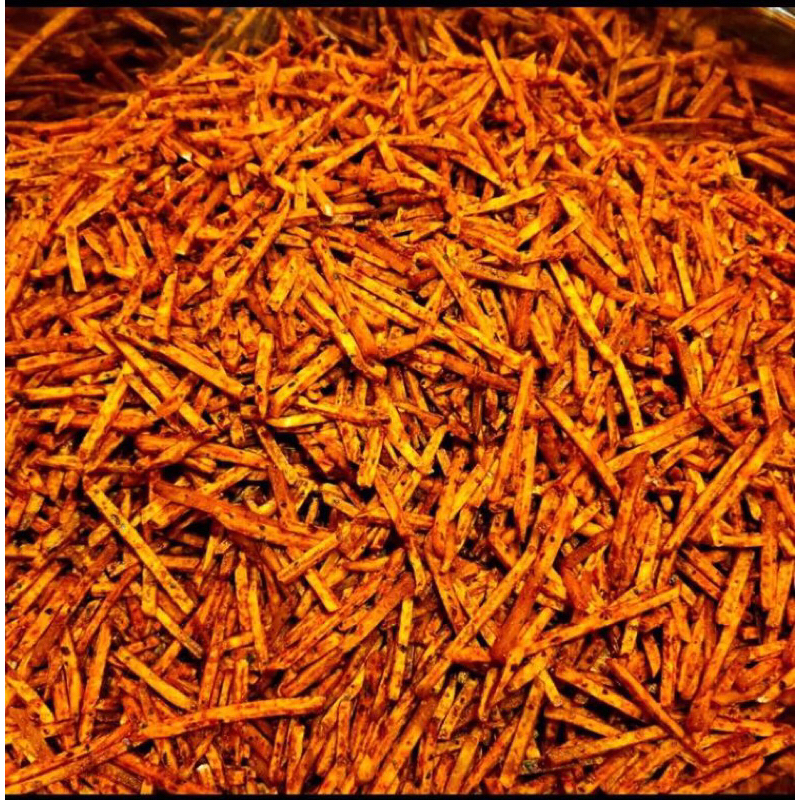 

TASRENG/TALAS GORENG 250 GR PEDAS DAUN JERUK TERENAK DAN GURIH