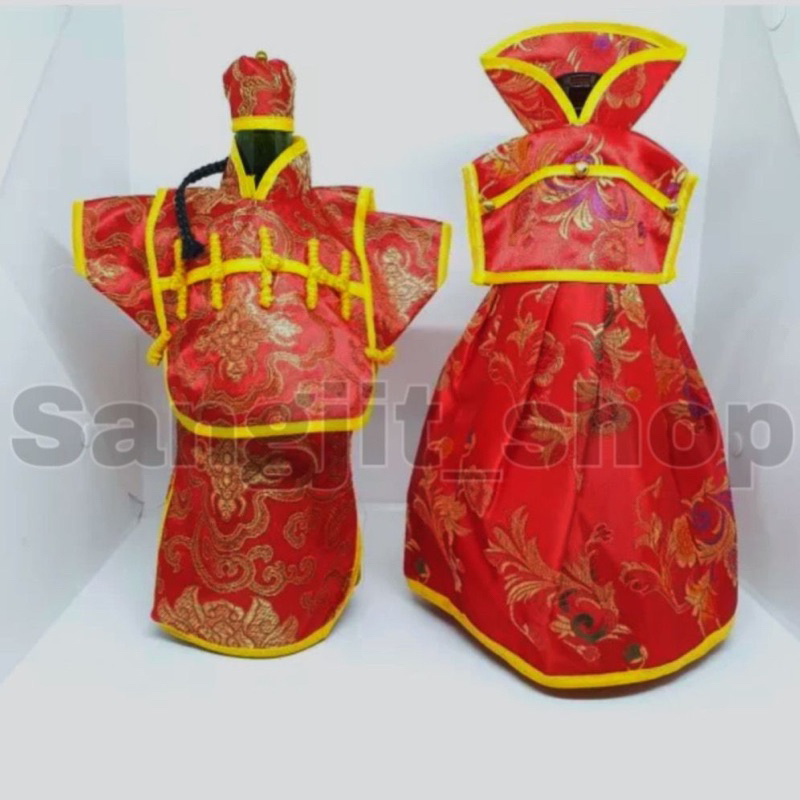 

Baju botol sparkling / sirup sangjit (sepasang)