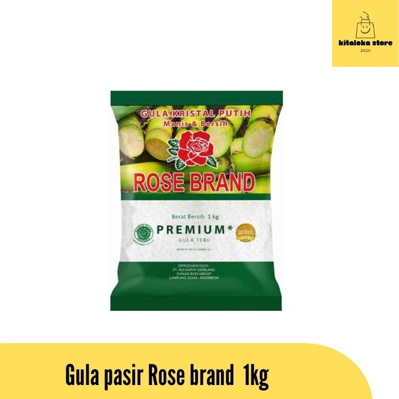 

Rose brand gula pasir premium 1kg