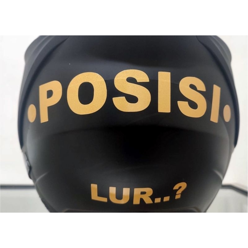 cutting sticker stkker helm posisi lur