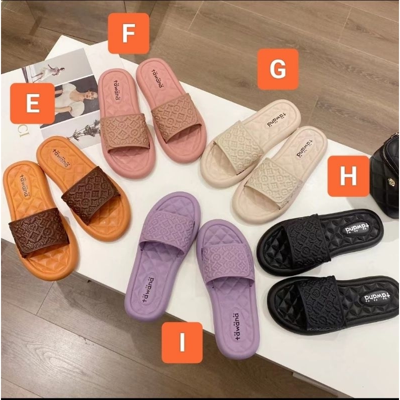 Sendal tawana sandal impor karet import sendal slop cewek tawana rumah kantor