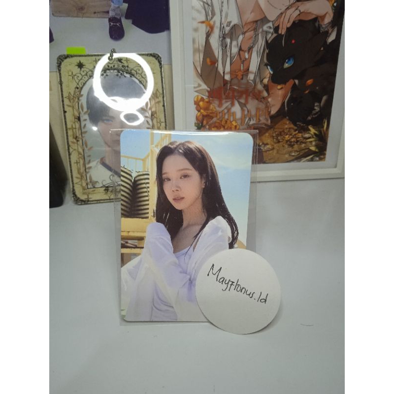 wts pc photocard winter aespa my world Zine album welcome to my world ver
