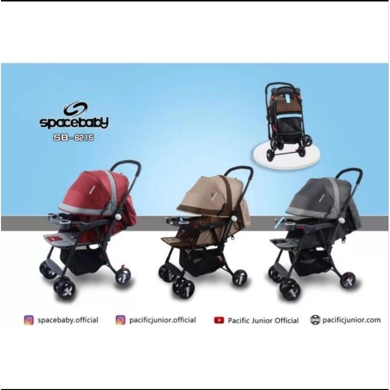 Baby Stroller Pasific Space Baby Sb 6215 Sb6215