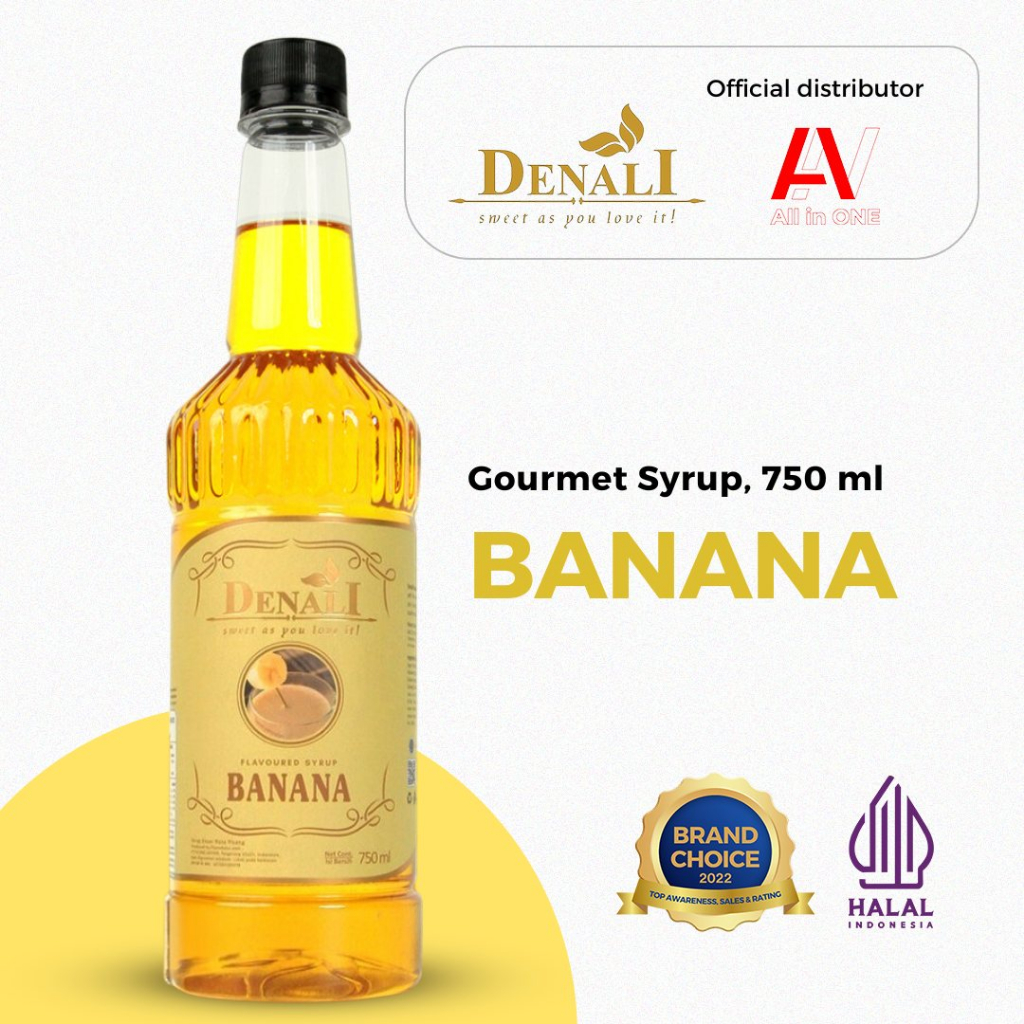 

Syrup Denali 750 ml - Banana