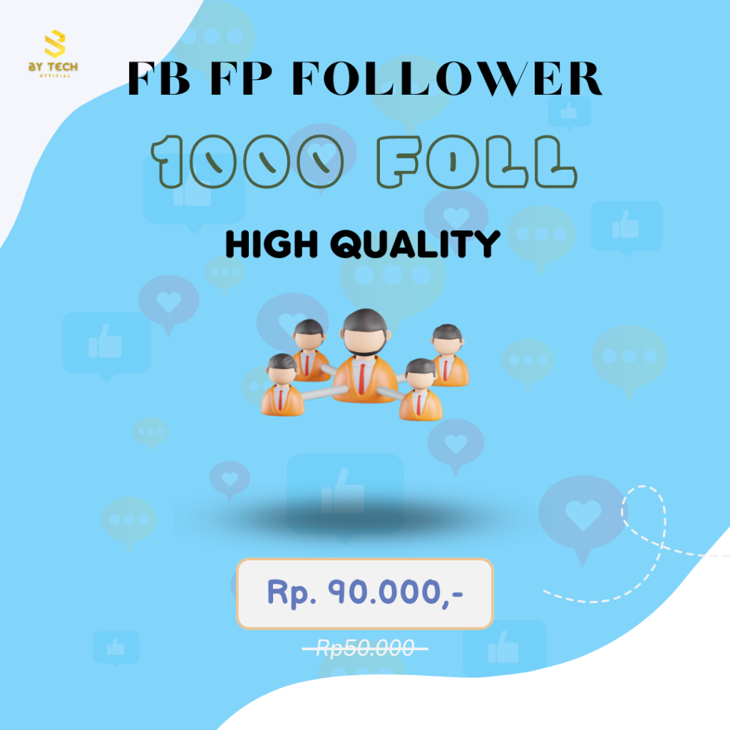 Fanspage Follower High Quality 1000