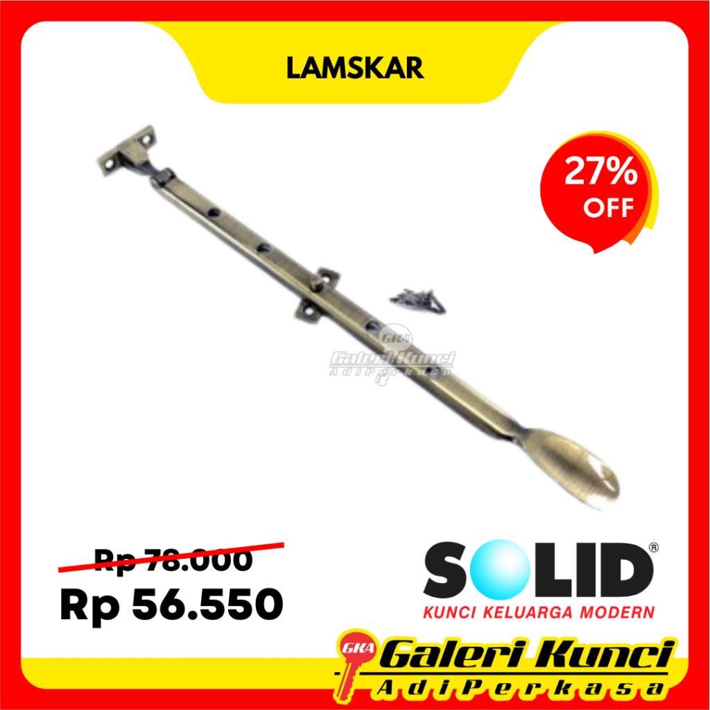 Lamskar SOLID SLD RMS 617 A hak angin ramskar lubang penahan jendela