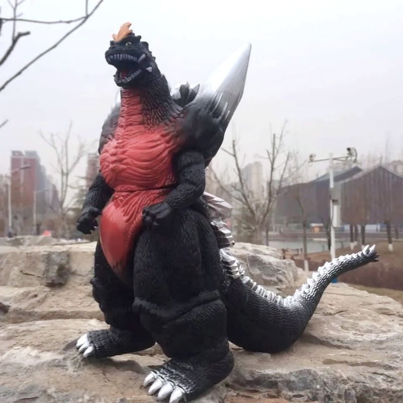 FIGURE GODZILLA SILVER BANDAI JUMBO BIG SIZE MONSTER ULTRAMAN