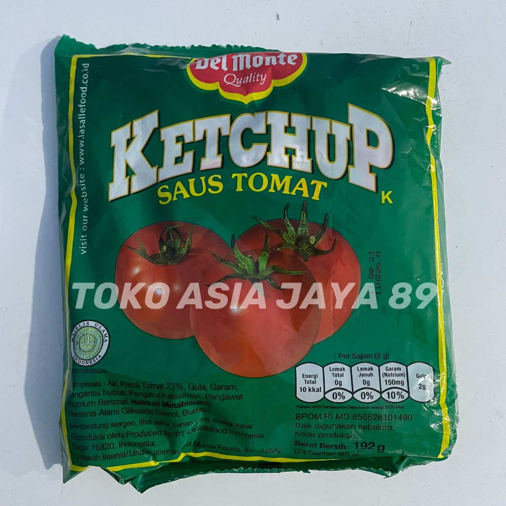 

Delmonte saus tomat / ketchup sachet