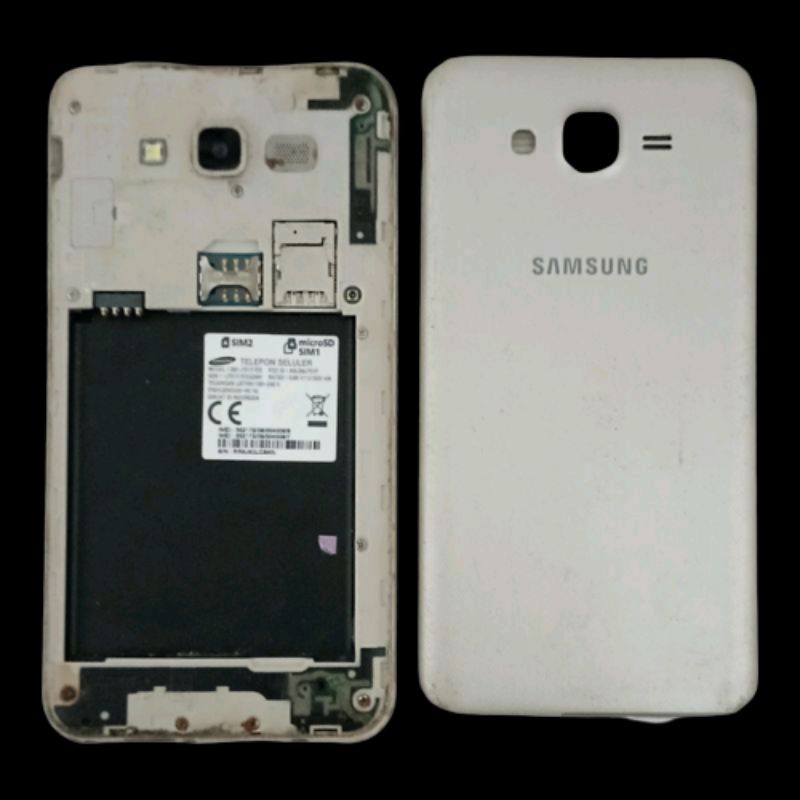 mesin unit samsung J7 core SM-J701F hidup normal lcd mati atau garis