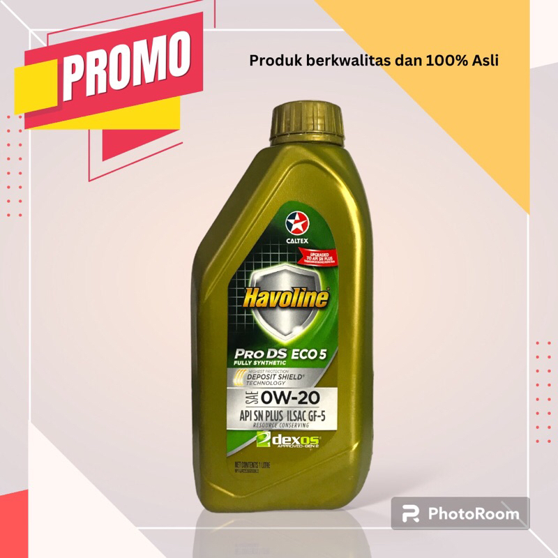CALTEX HAVOLINE SAE 0W/20 0W-20 0W20 DEXOS 1 / OLI MOBIL / OLI XPANDER / OLI VELOZ / BRIO JAZZ