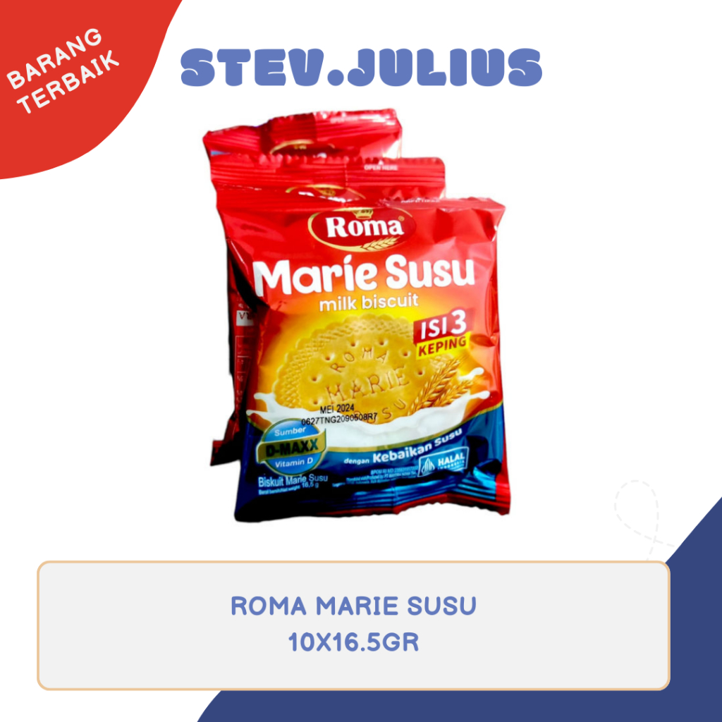 

roma marie susu renceng 10x16.5gr