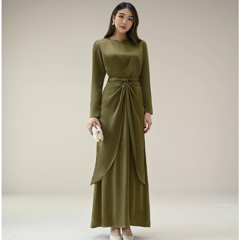 BALQIS PREMIUM SILK LONGDRESS HIJAB FRIENDLY PART I - BAJU MUSLIM - GAMIS WANITA ELEGANT - DRESS KONDANGAN FORMAL KOREA - DRESS PESTA - MAXI DRESS - BRIDESMAID DRESS - HADIAH / KADO ULTAH CEWEK