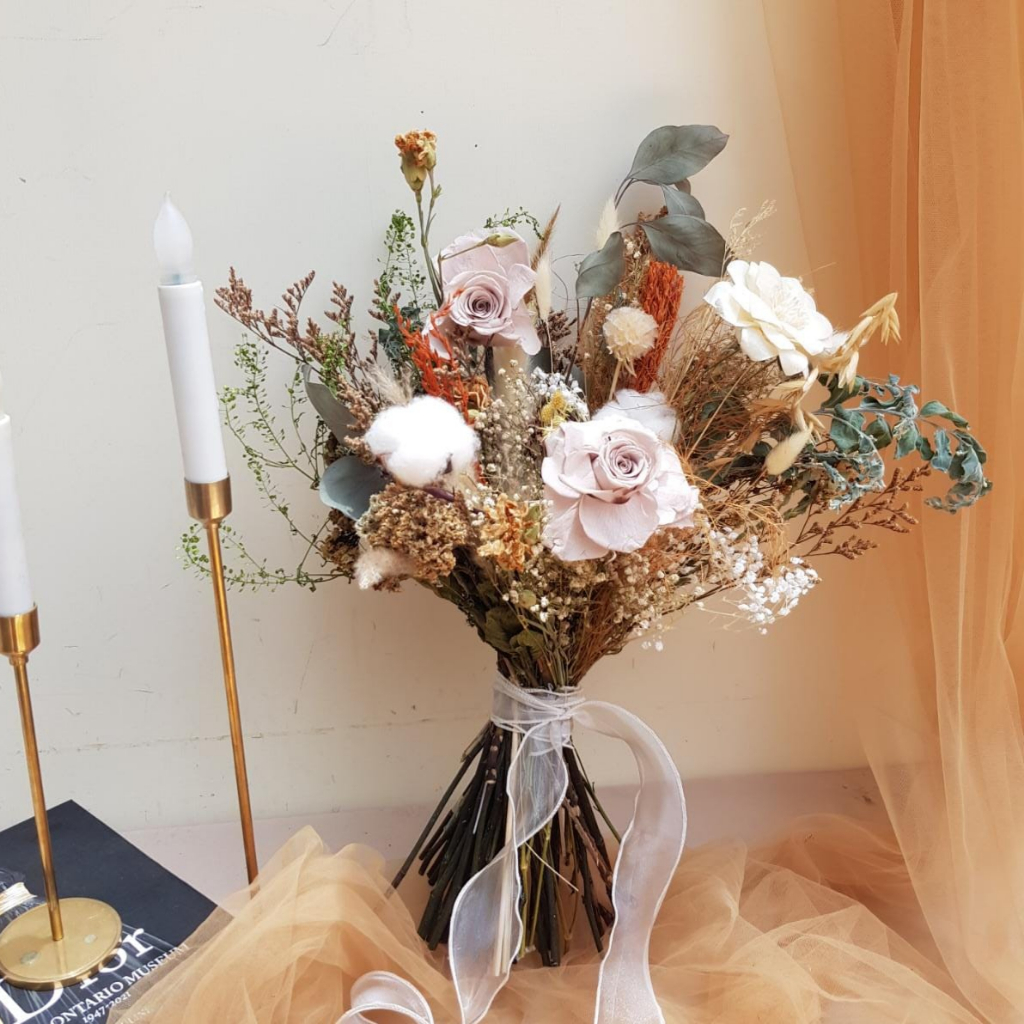 dried bouquet wedding / wedding bouquet / buket pengantin