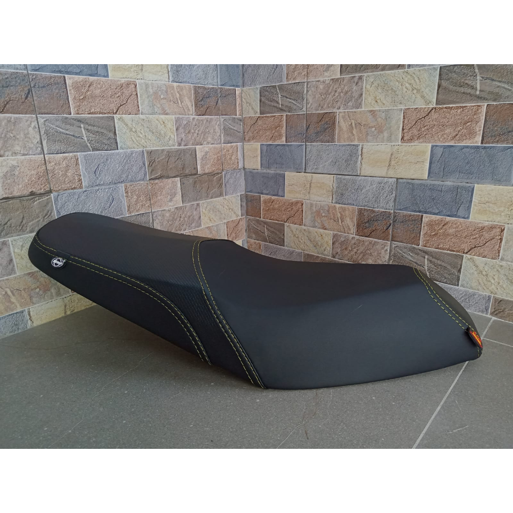 Jok Supra x 125 karbu roadrace mbtech-Jok supra x 125 karbu kulit mbtech