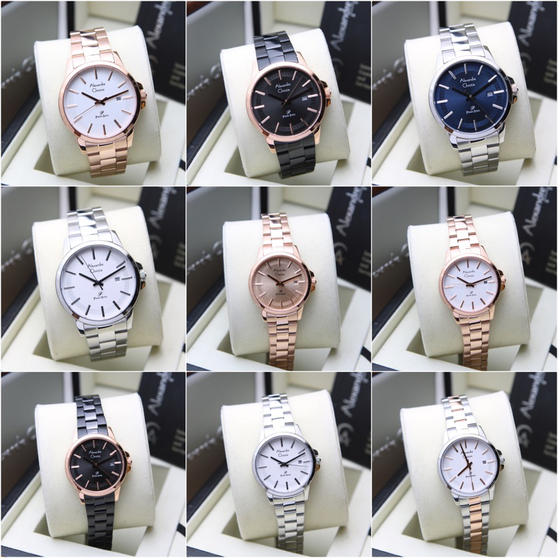 ALEXANDRE CHRISTIE PRIA WANITA AC 1034 / AC1034 ORIGINAL GARANSI RESMI 1 TAHUN