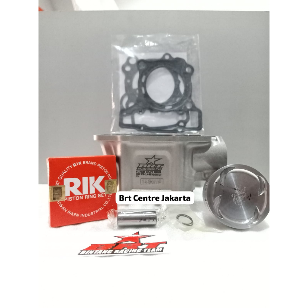 Blok Iron BRT Bore Up Sonic New CBR 150 Facelift Supra GTR New CB 150 R 62MM
