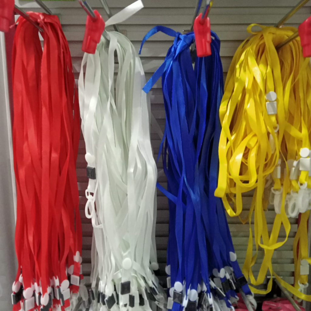 

TALI KALUNG ID CARD / TALI ID CARD POLOS 1CM / TALI LANYARD KALUNG PANITIA ACARA / TALI GANTUNGAN ID CARD / TALI NAME TAG