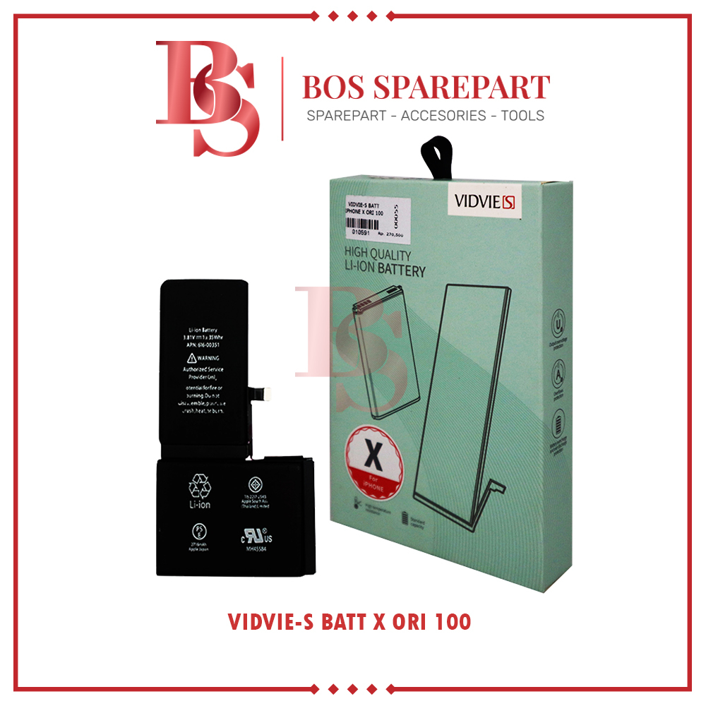 VIDVIE-S BATERAI X ORI 100 / BATTERY / BATRE