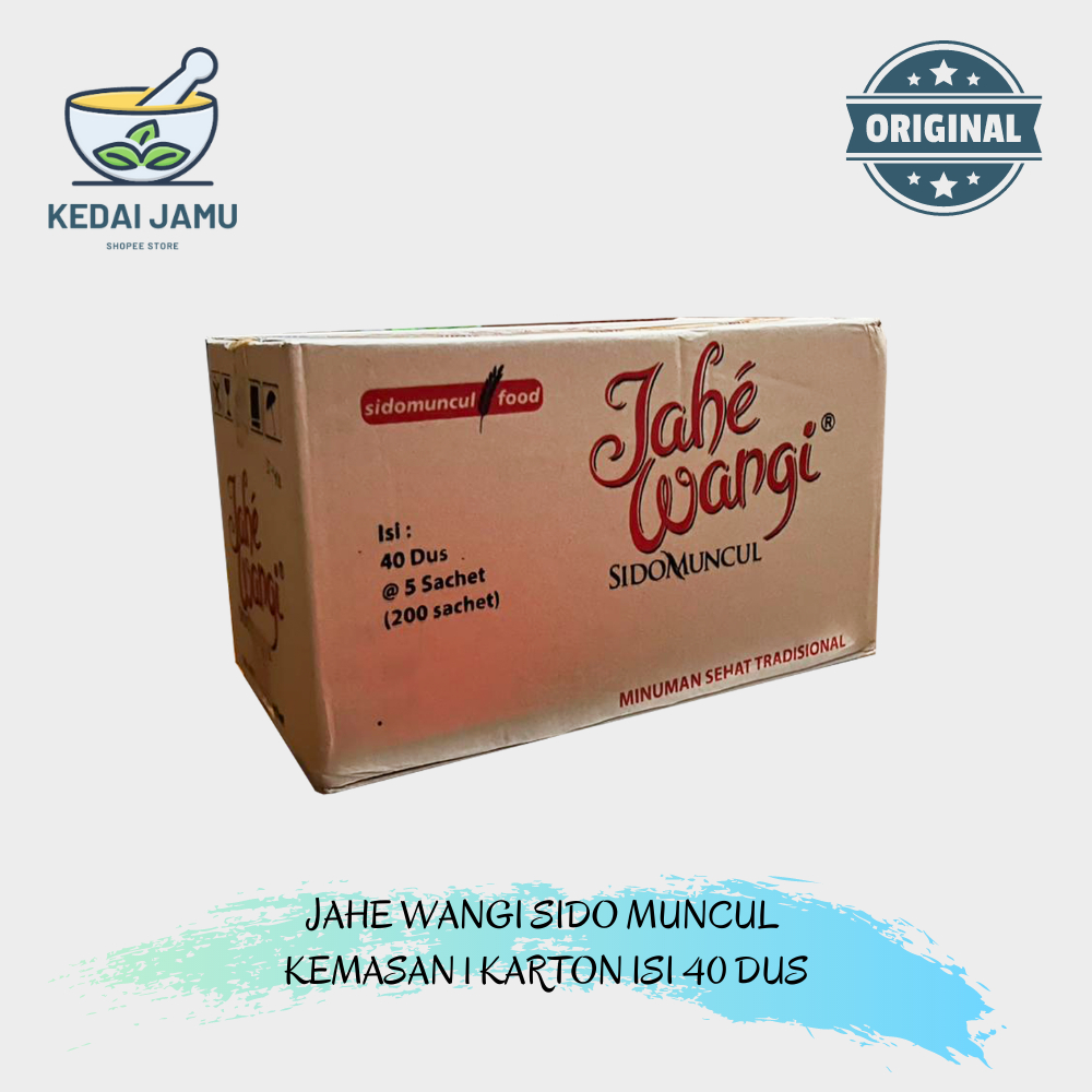 

PAKET JAHE WANGI SIDO MUNCUL - 1 KARTON ISI 40 DUS