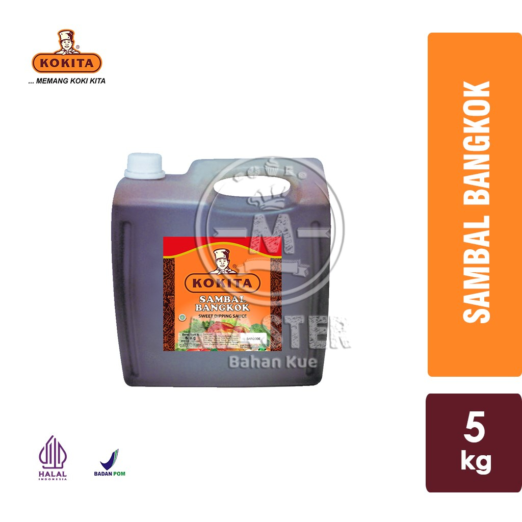 

Sambal Bangkok Kokita Sweet Dipping Sauce [Jerigen 5kg]