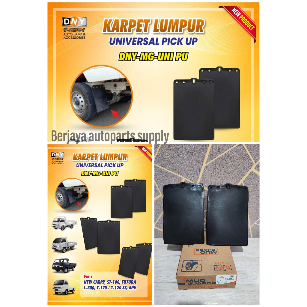 Karpet Lumpur Alas Lumpur Mudguard Universal Pick Up L300/new carry/ST-100/Futura/T120ss/APV