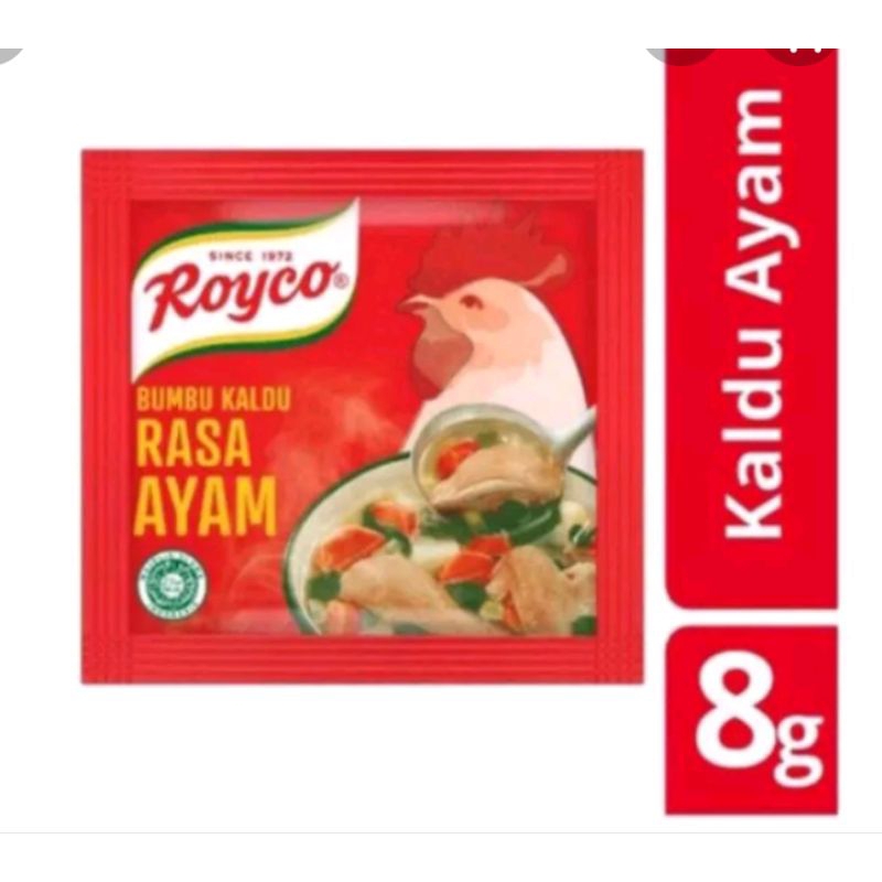 

Royco Ayam Sapi isi 12 saxhet