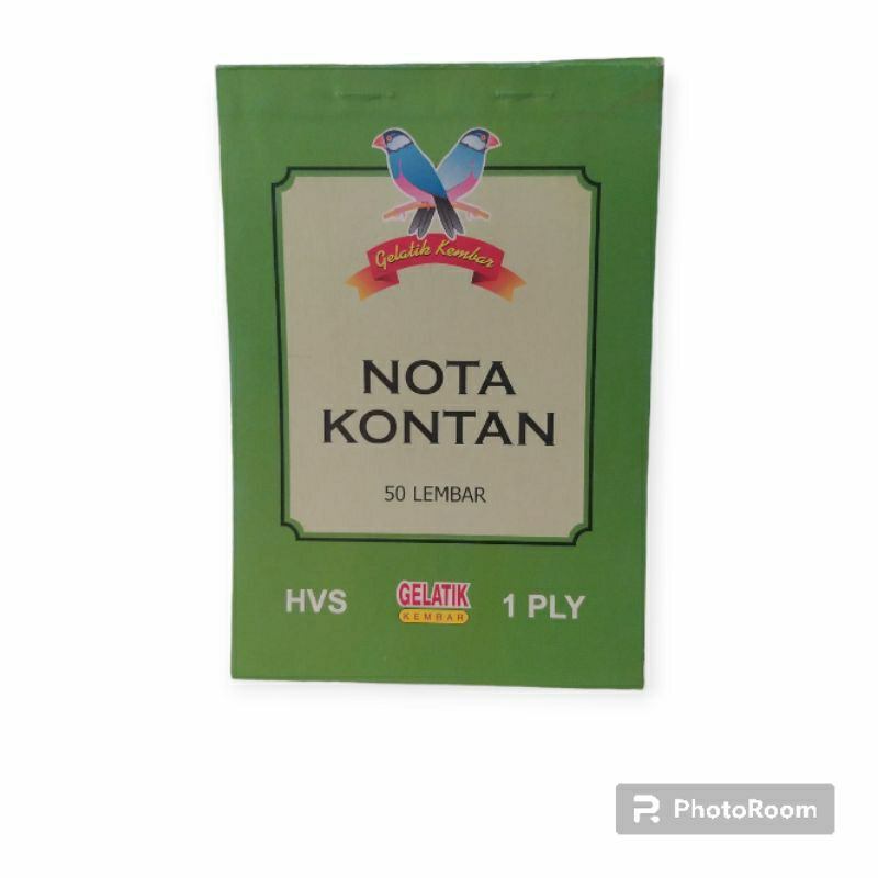 

Nota kontan 1ply isi 50lembar hvs