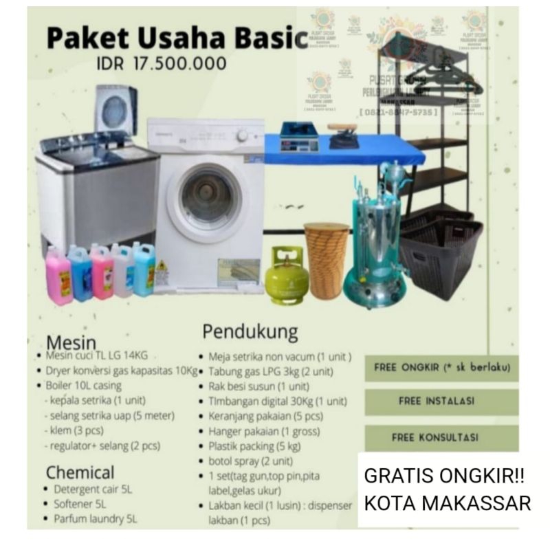 Paket Usaha Laundry Kiloan LANGSUNG Buka usaha