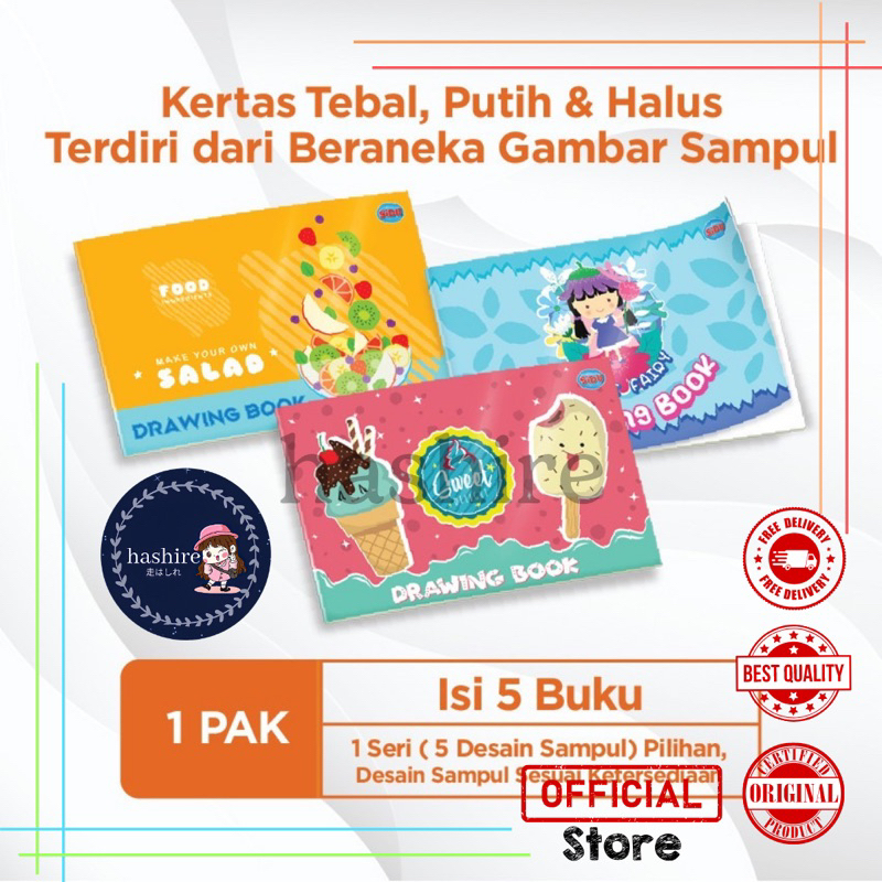 

SiDU Buku Gambar A4 - 5 Buku