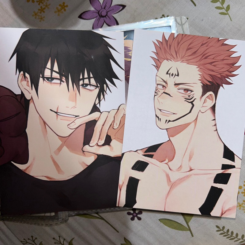 JUJUTSU KAISEN ARTPRINT A6 GOJO SUKUNA TOJI