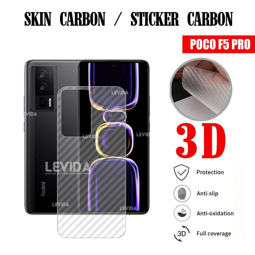 Skin Carbon Poco F5 5g Poco F5 Pro Poco X5 Pro 5g Skin Back 3D Antigores Skin Poco F5 5g Poco F5 Pro