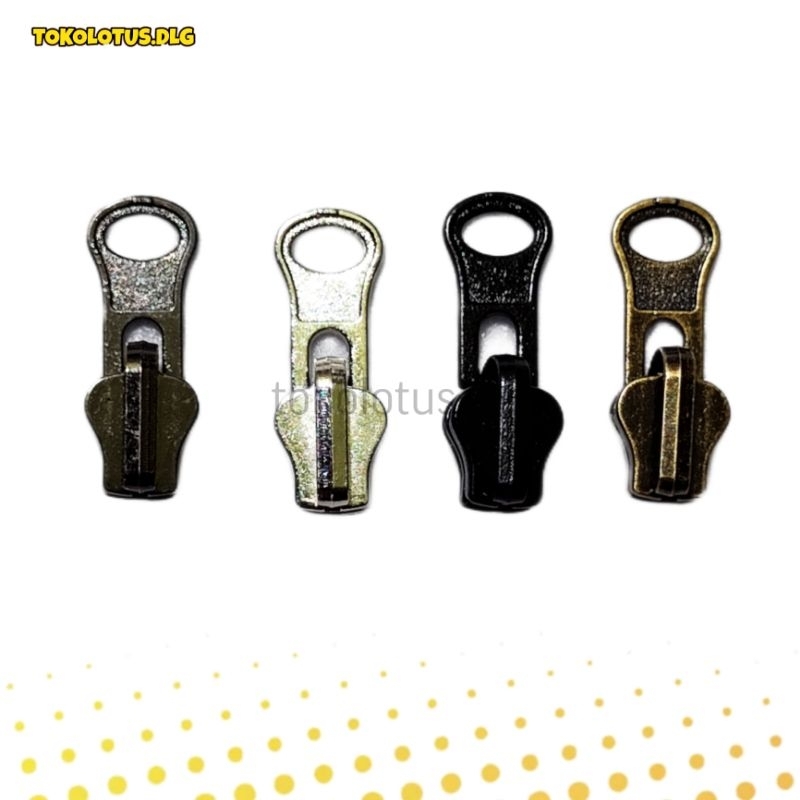 Kepala resleting jaket / kepala rit jaket/ bolak balik gigi besar (pcs)