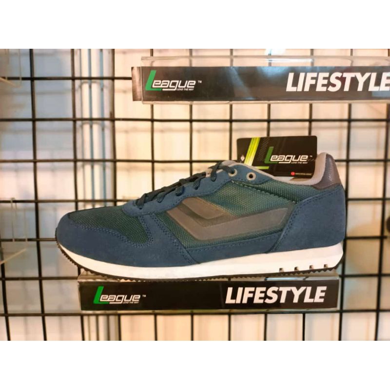 Sepatu League lifestyle pria STRV La biru original sneakers promo murah