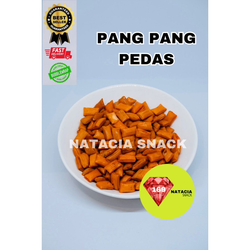 

[500 GR] PANG PANG UDANG PEDAS /PANG PANG BBQ / PANG PANG BALADO NASI GORENG / PANG PEDAS RENYAH WANGI PANG PANG PEDAS ASIN GURIH NATACIASNACK MEDAN NATACIA MEDAN