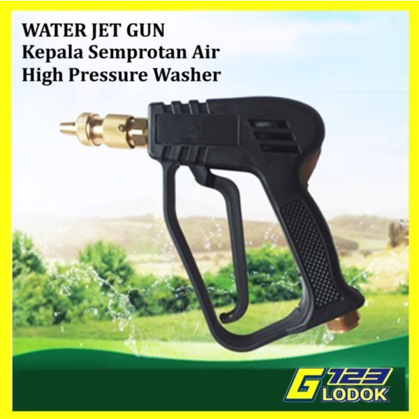 Dijual Semprotan Steam Spray Gun Jet Cuci Cleaner AC Mobil Motor Air Pendek - Tanpa Bubble Hitam Lim