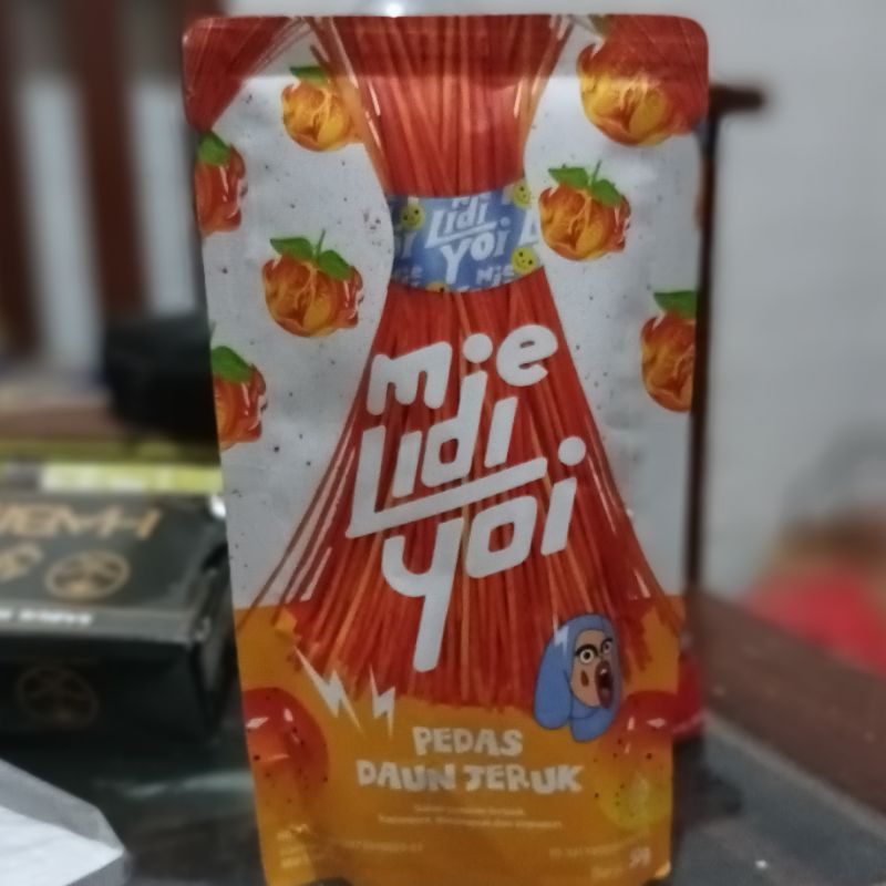 

Mie Lidi Pedas Daun Jeruk